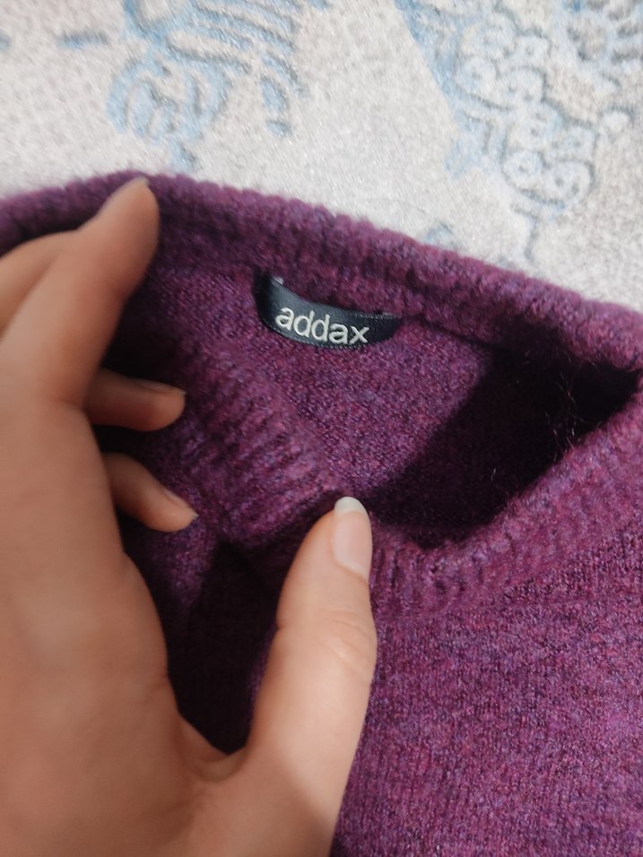 Mor Kadın Triko Kazak - Görsel 4