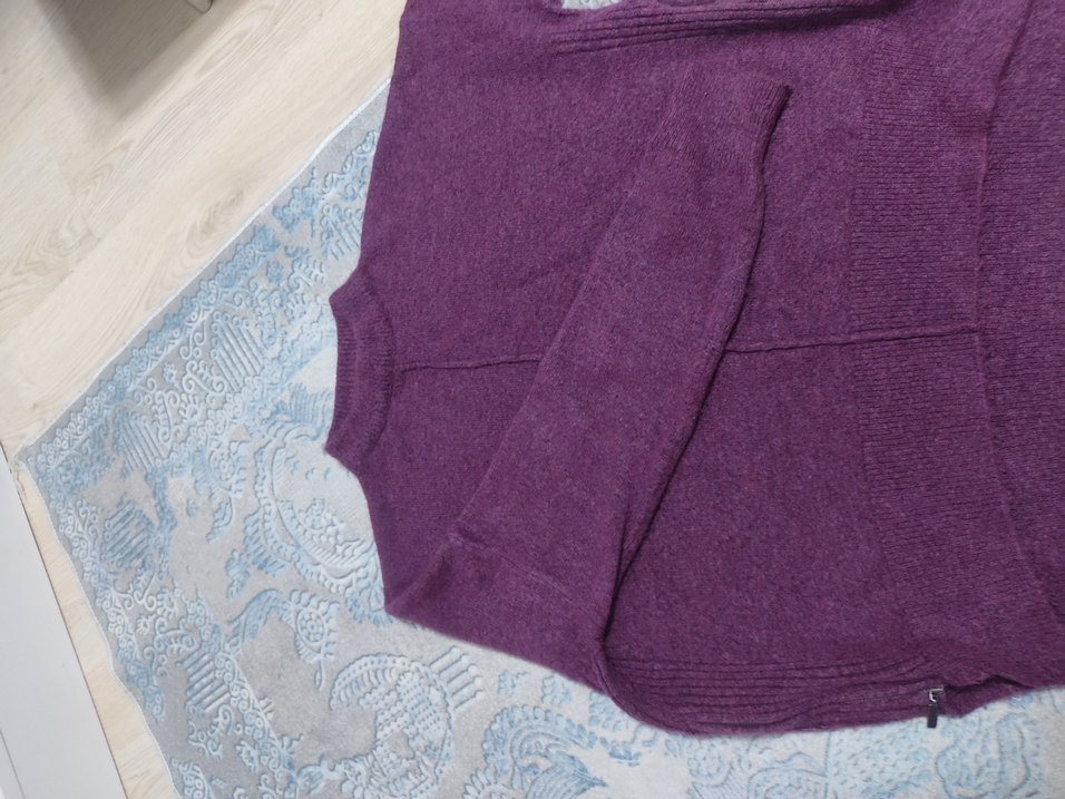 Mor Kadın Triko Kazak - Görsel 3