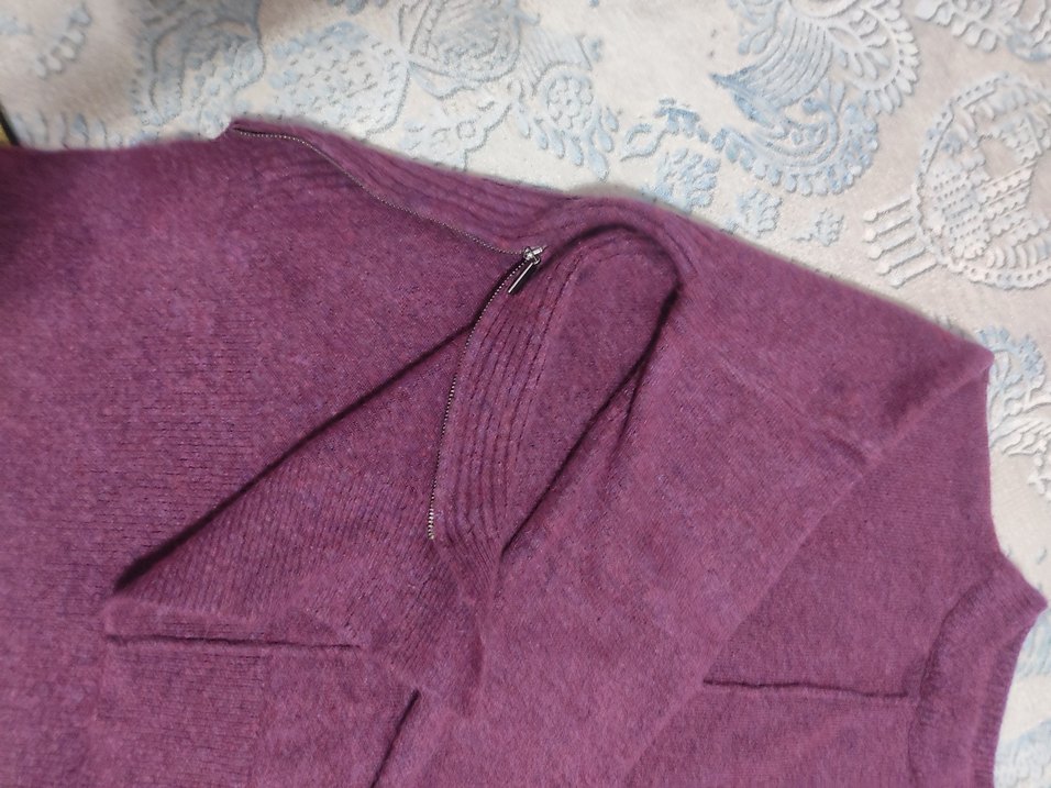Mor Kadın Triko Kazak - Görsel 2