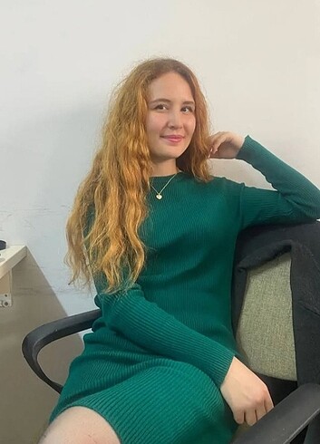 Trendyol & Milla Yeşil triko elbise