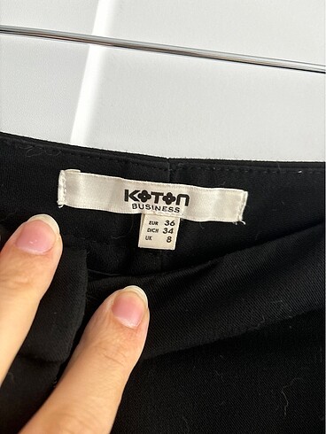 Koton Siyah kalem pantolon