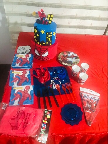 Spiderman konsept maket pasta