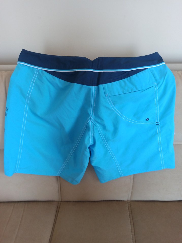 Lacivert Kemerli bayan deniz sortu - Görsel 2