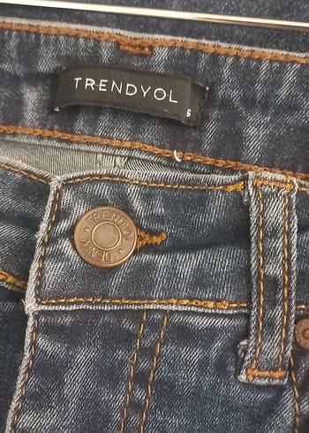 Kadın Lacivert Midi Denim Pantolon - Görsel 3