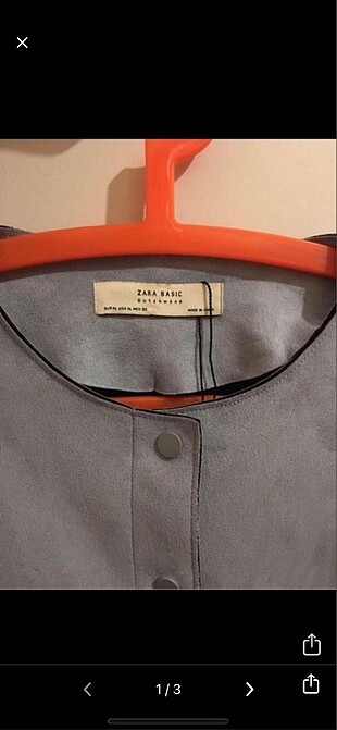 xl Beden Zara süet mont