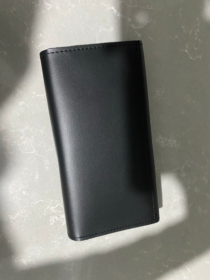 Siyah Deri Kadın Cüzdan - Görsel 5