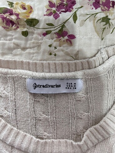 Stradivarius Beyaz kazak