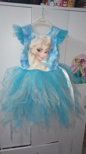 10 Yaş Beden Elsa elbise