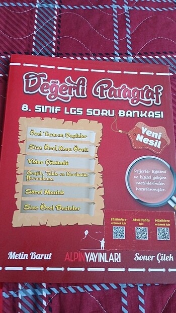 Alpin Yayınları 8. Sınıf paragraf 
