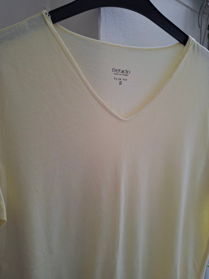 Erkek V Yaka Tişört - Görsel 5