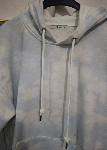 Mavi Batik Desenli Erkek Sweatshirt - Görsel 3