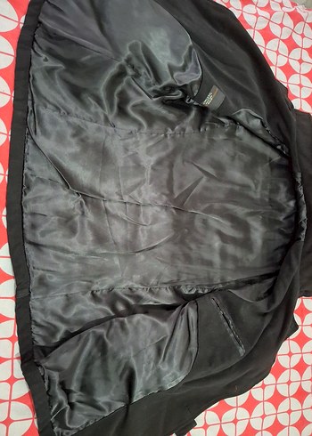 Düğmeli Siyah Erkek Midi Kaban - Görsel 5