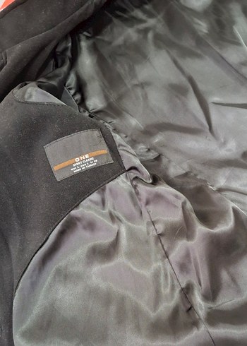 Düğmeli Siyah Erkek Midi Kaban - Görsel 6