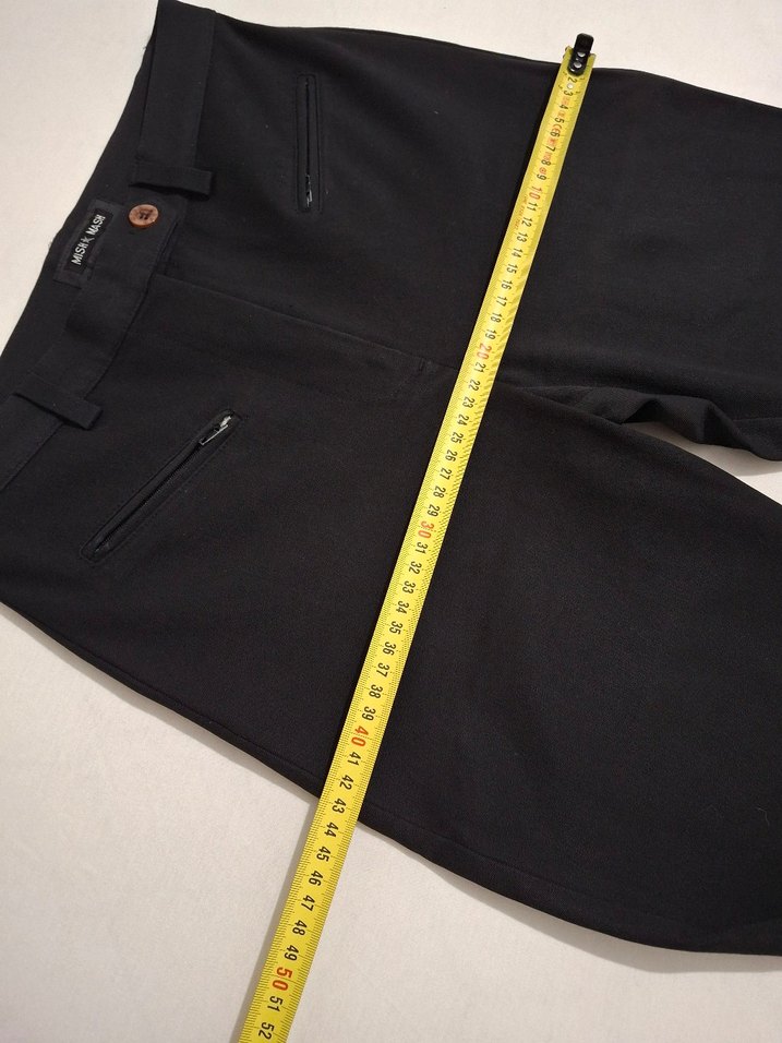 Kadın Siyah Regular Fit Kumaş Pantolon - Görsel 4