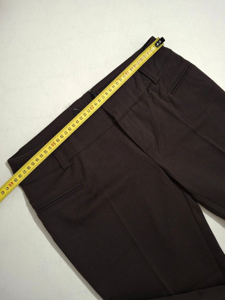 Kahverengi Kadın Kumaş Pantolon - Görsel 4