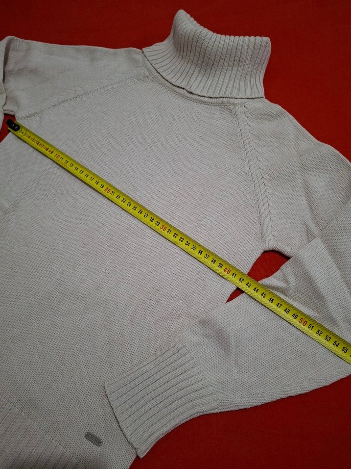 Gri Kadın Triko Balıkçı Yaka Kazak - Görsel 2