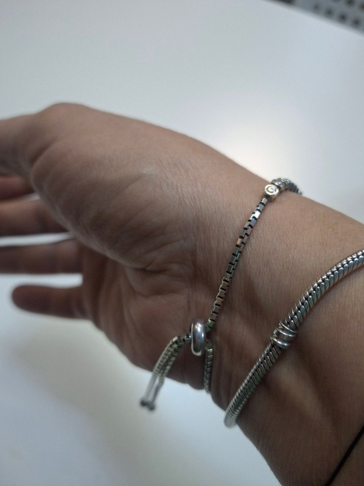 Zincir Detaylı Sonsuzluk Figürlü Bileklik - Görsel 4