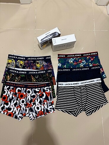 6?lı j jones Xl beden erkek Boxer set