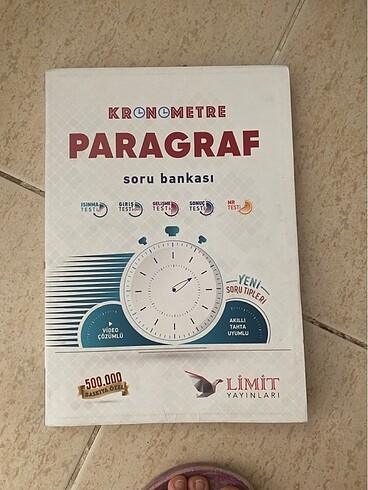 LİMİT YAYINLARI KRONOMETRE PARAGRAF