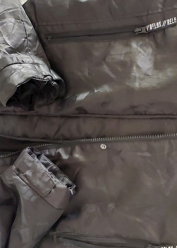 Defacto Siyah Uzun erkek cocuk Kış Montu 12 yas - Görsel 2