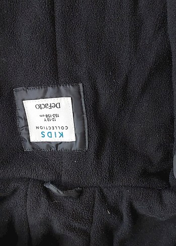 Defacto Siyah Uzun erkek cocuk Kış Montu 12 yas - Görsel 9