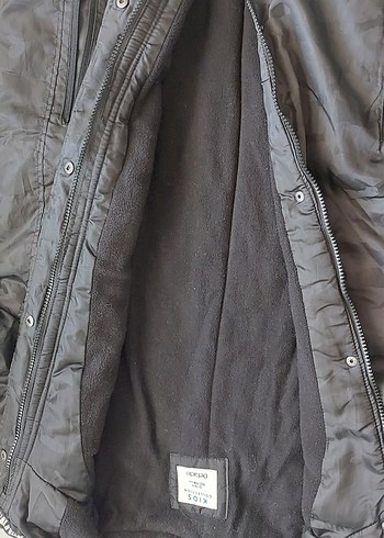 Defacto Siyah Uzun erkek cocuk Kış Montu 12 yas - Görsel 10