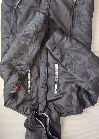 Defacto Siyah Uzun erkek cocuk Kış Montu 12 yas - Görsel 8