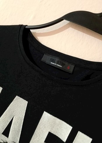 Siyah MAFIA Baskılı Erkek Tişört - Görsel 2