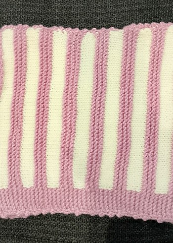 Pembe Triko Bebek Yeleği - Görsel 3