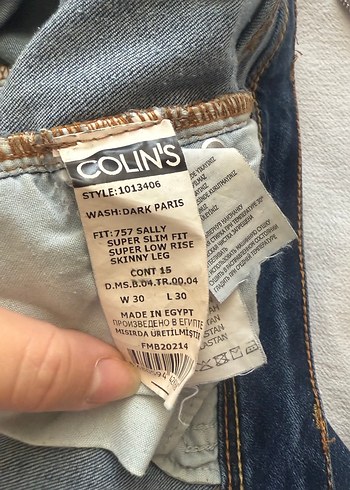 30 Beden Mavi Kadın Denim Pantolon