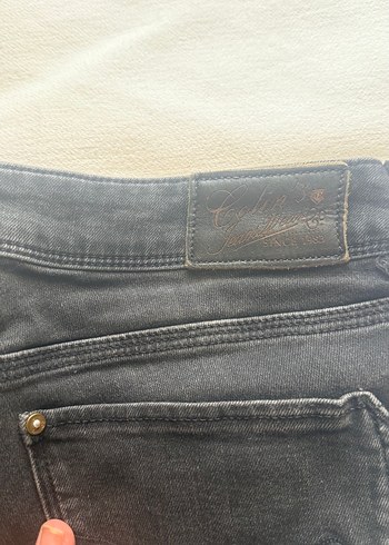 30 Beden Füme Kadın Kot Pantolon, Normal Boy,