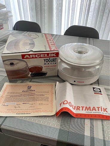 Arçelik sıfır yoğurtmatik