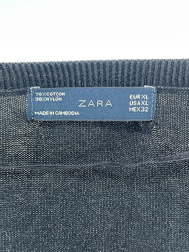 xl Beden siyah Renk Zara Kazak / Triko %70 İndirimli.
