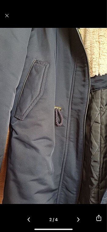 l Beden lacivert Renk H&M mont kaban