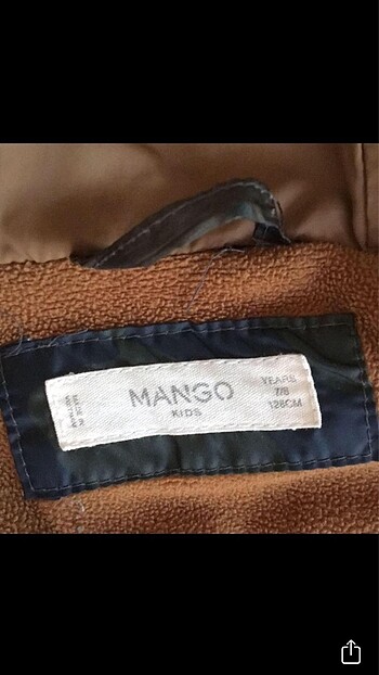 8 Yaş Beden Mango 7-8 Yaş Kışlık Mont
