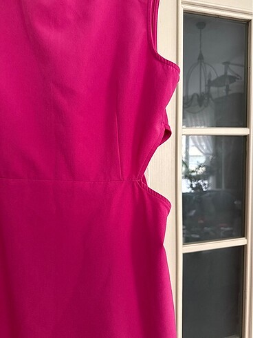 42 Beden Fuşya pembe elbise