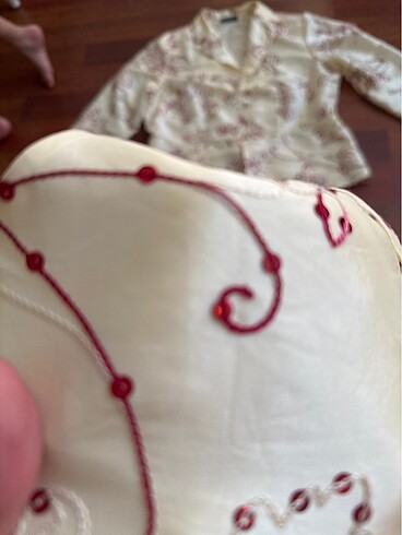 Abiye Blazer ve kolsuz bluz takımı - Görsel 4