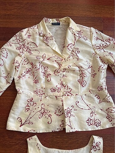 Abiye Blazer ve kolsuz bluz takımı - Görsel 3