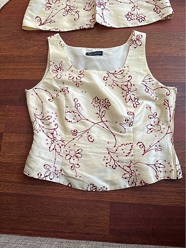 Abiye Blazer ve kolsuz bluz takımı - Görsel 2