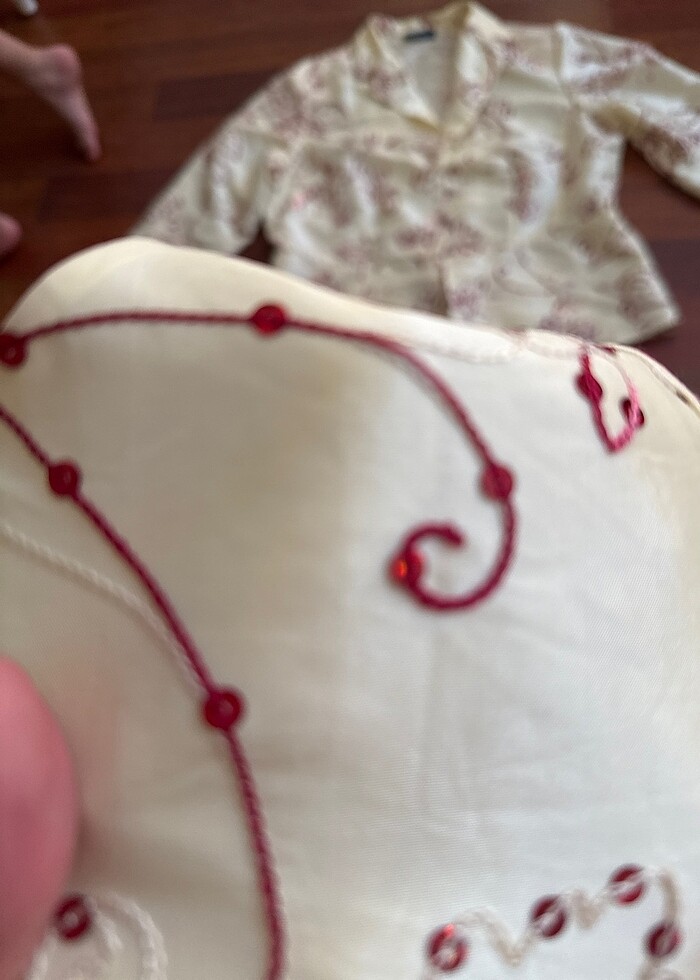 Abiye Blazer ve kolsuz bluz takımı - Görsel 4