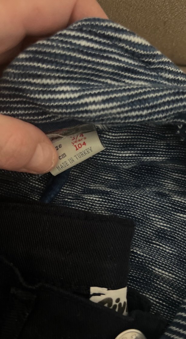 Erkek Bebek Mavi Denim Ceketli Takım - Görsel 2