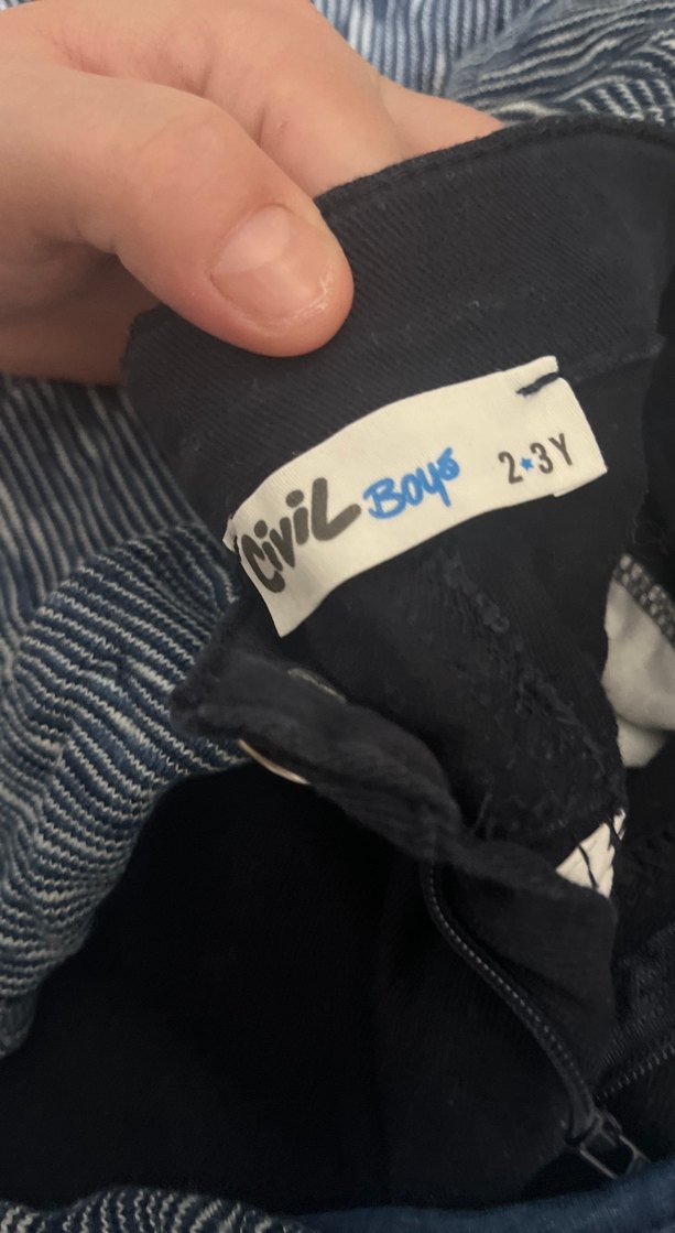 Erkek Bebek Mavi Denim Ceketli Takım - Görsel 3