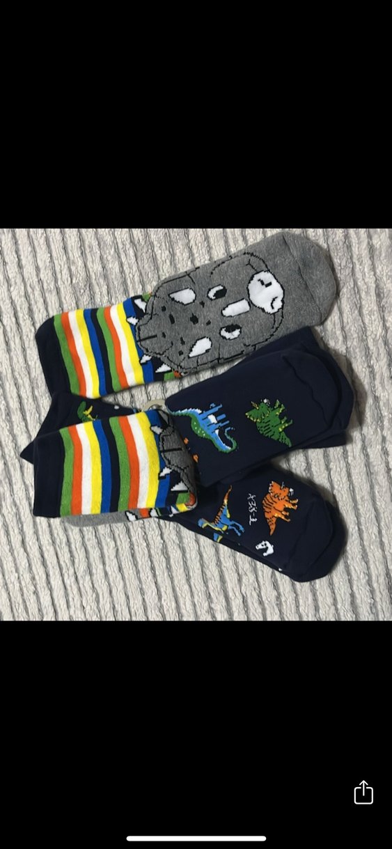 LCW Kids Kaydırmaz Tabanlı Erkek Çocuk Çorap 3'lü - Görsel 2