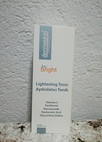 Dermoskin be bright tonik