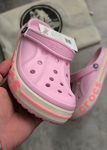 Crocs Crocs Pembe Baskılı Terlik