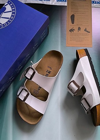 37 Beden beyaz Renk BIRKENSTOCK ARIZONA KADIN-ERKEK