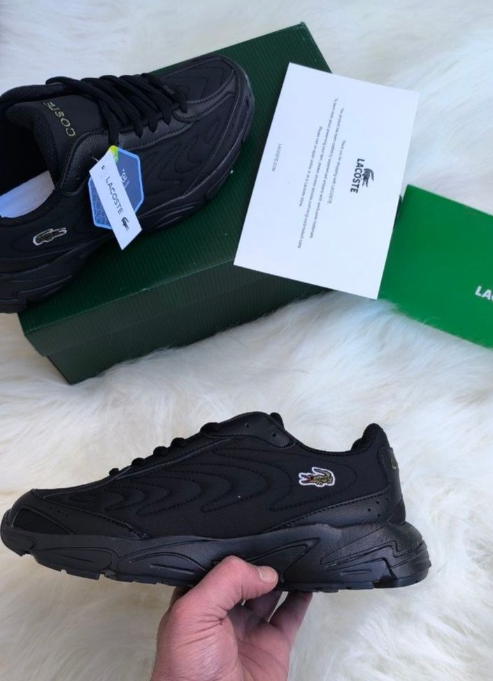 Lacoste Siyah Erkek Spor Ayakkabı - Görsel 4