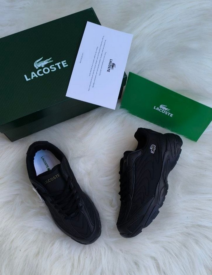 Lacoste Siyah Erkek Spor Ayakkabı - Görsel 5