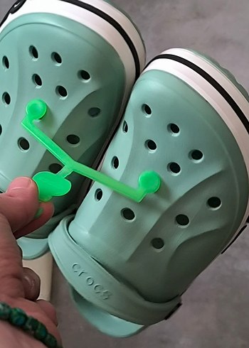 37 Beden yeşil Renk CROCS BAYABAND KADIN MODEL İTHAL