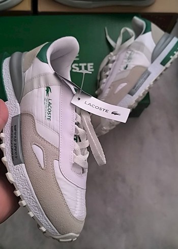 LACOSTE ELİTE ACTİVE PREMİUM-KADIN YEŞİL BEYAZ BEJ
